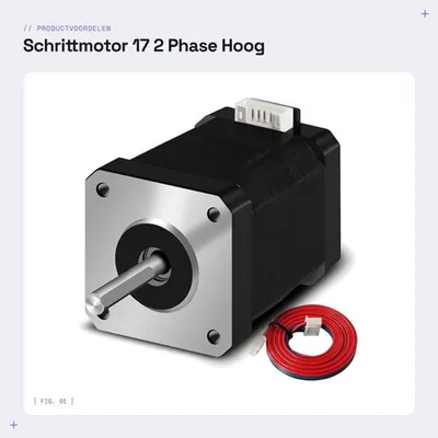 Schrittmotor 17 - 2 Phasen - Hohe Drehmoment - 42 x 60 mm