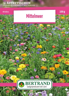 Produktbild von Blumenwiese Mittelmeer (100 g) | Blumensamen von Bertrand