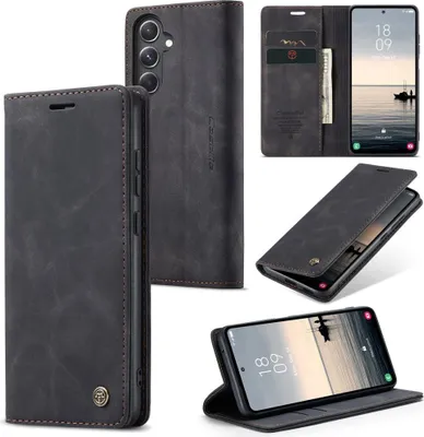Produktbild von Samsung Galaxy S23 FE Hülle - CaseMe 013 Klapphülle - Schwarz