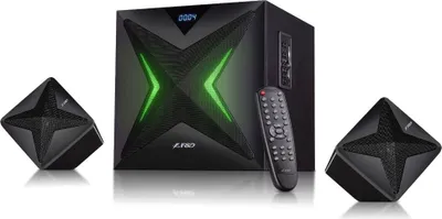 Image de F&D F&D F550X set d'enceintes 56 W Noir 2.1 canaux 28 W Bluetooth