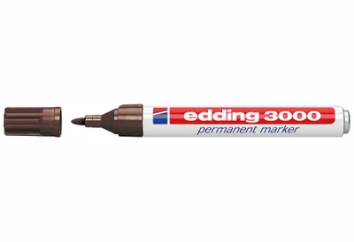 Produktbild von Edding 3000, Braun, Rundspitze, Mehrfarbig, Aluminium, 1,5 mm, 3 mm