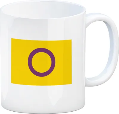 Produktbild von Intersex Flagge Gleichberechtigung Kaffeebecher