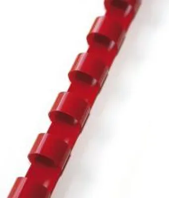 Image de Dos en plastique 38 mm rouge 50 pièces