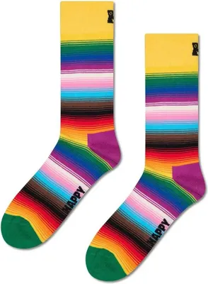 Zdjęcie produktu dla Skarpety Happy Socks Pride Stripe Crew Wielokolorowe EU 36-40 Mężczyźni, Kobiety Wielokolorowe EU 36-40