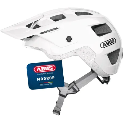 Zdjęcie produktu dla Kask rowerowy Abus MoDrop, kolor alpejska biel, rozmiar S (51–55 cm) 66265