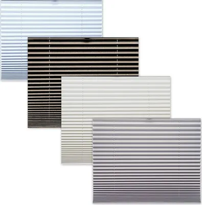Produktbild von Thermo Black Out Plissee 50x100 hellgrau silber metallic 100% Verdunkelnd