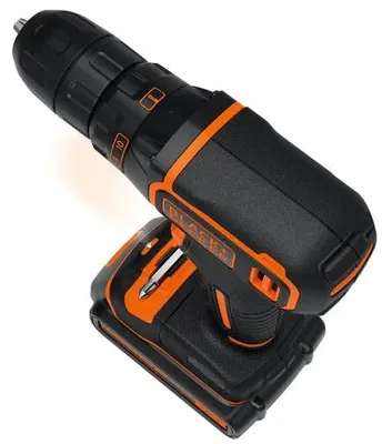 Image de Black&Decker Akku-Bohrschr.18V2x1,5Ah Kof 80Zub BDCDC18BAFC