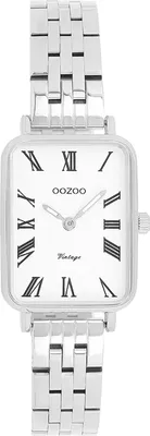 Produktbild von Oozoo Armbanduhr silber Metall Vintage Series Damen Analog-Quarzuhr UOC20410