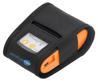 Productafbeelding van Thermische printer, 58 mm, USB + Bluetooth, ESC/POS, oplaadbaar, draagbaar