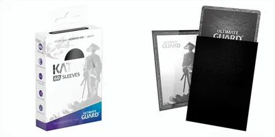 Produktbild von Ultimate Guard Katana Sleeves Japanische Größe Schwarz (60)