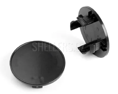 Obrázok produktu pre Stredový kryt zliatinového kolesa Ø 48/65 mm, CS65-POR, PORSCHE bez loga, čierny