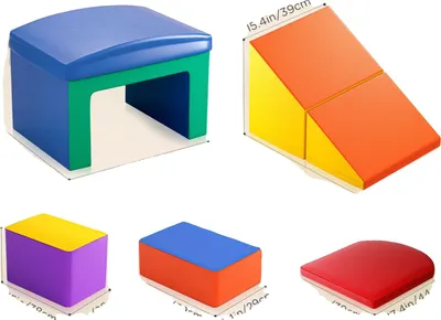 Obrázek produktu pro Lezecké hračky, pěnové bloky, vnitřní hřiště, smíšené barvy