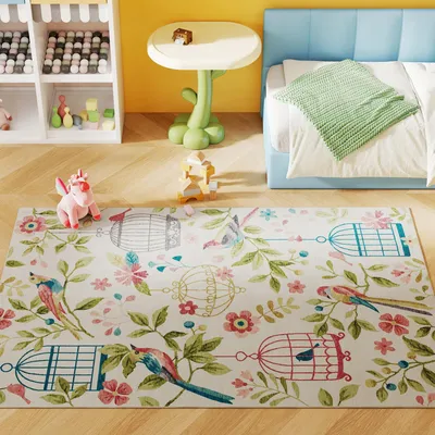 Produktbild von Bunter Polyester Landteppich: Vielseitig, rutschfest & pflegeleicht für Innen- und Außenbereich