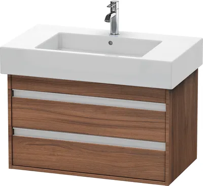 Produktbild von Waschtischunterbau KETHO 455x800x480mm nussbaum natur nussbaum natur