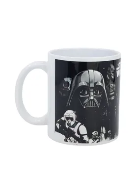 Zdjęcie produktu dla Stor Star Wars, Pojedyńczy, 0,325 l, Kubek, Uniwersalne, Biały, Czarny, Ceramika