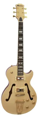 Produktbild von DIMAVERY LP-600 E-Gitarre, natur Ahorn