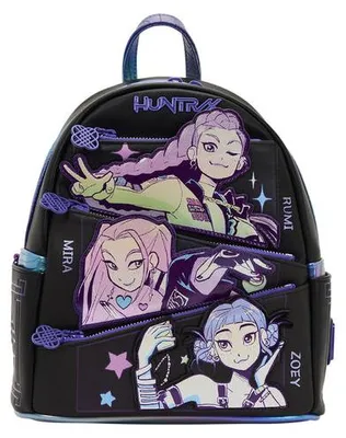 Produktbild von Loungefly KPop Demon Hunters Huntrix Rucksack 26cm