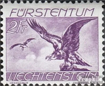 Produktbild von Briefmarken Liechtenstein 1939 Mi 179 postfrisch Vögel