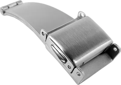 Produktbild von Minott Edelstahlschließe mit zwei Drückern | einseitig klappbar 32550, Stegbreite:13mm