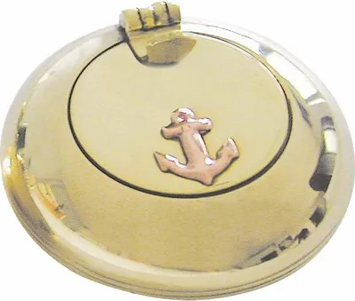 Produktbild von Klappaschenbecher Anker Aschenbecher Ascher Messing Ø 6cm Klappascher