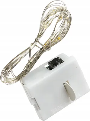 Obrázok produktu pre Drôtové Svetlá 10 Led S Batériou 3Xlr44 Teplé Svetlo, 3 Režimy Blikania