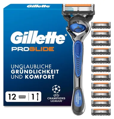 Produktbild von Gillette Fusion 5 Proglide Rasierer inkl. 12 Klingen