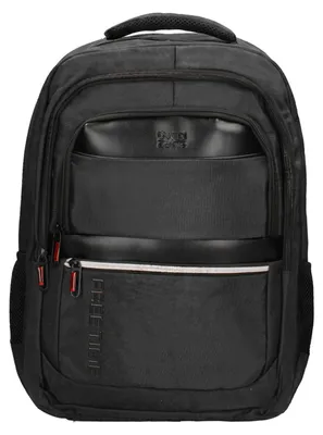 Productafbeelding van Uni rugzak van 100% polyester, casual design met ritszakken en ergonomische schouderbanden