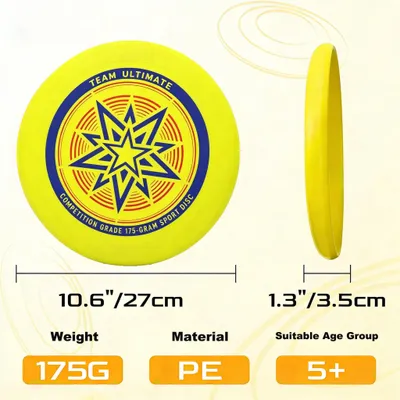 Imagen del producto de Disco volador para competición, 175 gramos, disco profesional, ideal para ocio y deporte