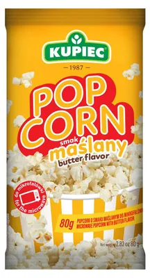 Obrázek produktu pro Popcorn Kupiec maślany 80 g