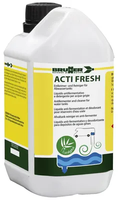 Produktbild von Brunner Acti-Fresh Kalklöser und Deodorant für Grauwassertanks Wohnwagen Wohnmobile 1000 ml