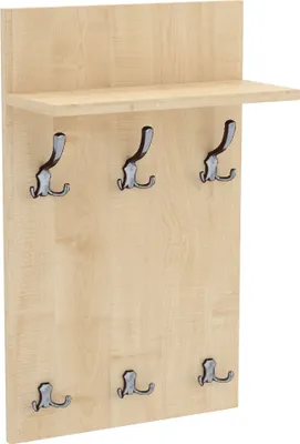 Produktbild von AKKE Ahorn Garderobenpaneel MIDI - CHROM haken BxH: 40x70 cm