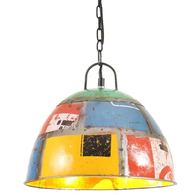 Produktbild von The Living Store Hängelampe Vintage Industriestil 25 W Mehrfarbig Rund 31 cm E27