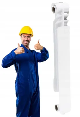 Zdjęcie produktu dla Komplet 10 żeberek Grzejnik aluminiowy biały Power 70 kaloryfer