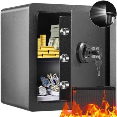 Produktbild von Sicherer Wandtresor - Dokumententresor - Geldschrank 1,8 Kubikfuß Büro