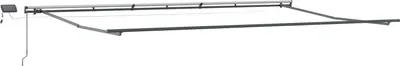 Produktbild von Einziehbare Markise Grün und Gelb 600 x 300 cm Stoff