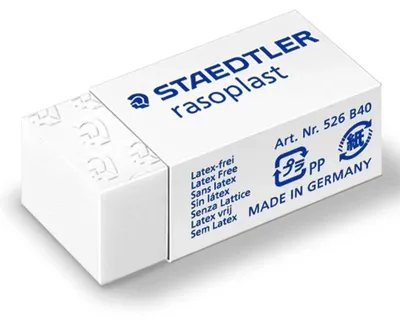 Produktbild von Staedtler Radiergummi Rasoplast 526 B40 40 Einheiten Durchsichtig  Kinder Durchsichtig One Size
