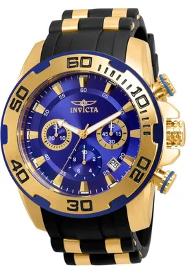 Zdjęcie produktu dla Invicta Pro Diver - SCUBA 22313 Zegarek Męski - Mechanizm Kwarcowy - Stal Nierdzewna z Niebieską Tarcza - 50 mm