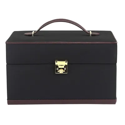 Image de Friedrich23 - Coffret à bijoux, Copenhagen 2.0, microfibre, noir 23334-2