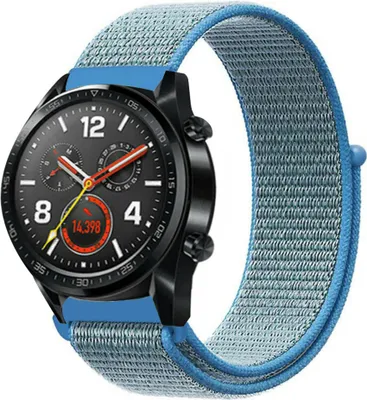 Produktbild von Strap-it Huawei Watch GT 2 Nylonarmband (Blau)