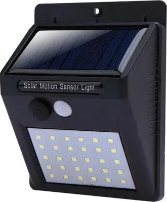 Immagine prodotto di Verk 01390 Illuminazione solare da esterno a 30 LED SMD con sensore di movimento