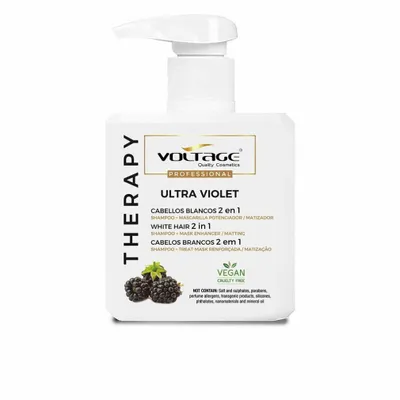 Productafbeelding van Shampoo voor blond of grijs haar, Spannungstherapie Ultra Violet, 2-in-1 (500 ml)