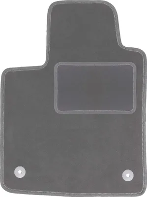 Immagine prodotto di Tappetino conducente in velluto grafite compatibile con Renault Twingo II (2007-2014, hatchback) – con fissaggi – su misura