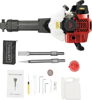 Produktbild von Gasoline Power Abbruchhammer, 1900W, 1500bpm Schlagfrequenz, Rot