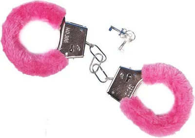 Produktbild von Plüsch-Handschellen feurig Rosa