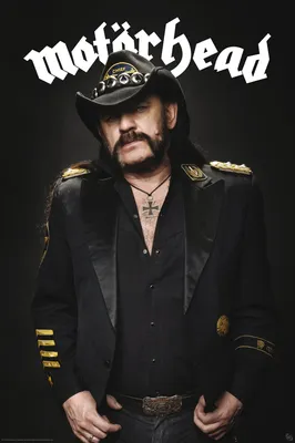 Obrázek produktu pro Motorhead – Lemmy – Hard Rock Music – Plakát – Rozměry 61 x 91,5 cm