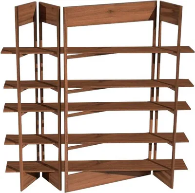 Image de Meuble design, cloison, étagères, armoires pour salon, système de rangement, meubles de bureau