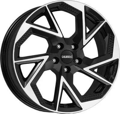 Produktbild von ALUFELGE DEZENT AP dark 7.5x18 5x114.3 ET 51 BLACK/POLISHED