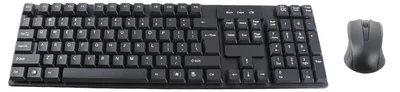 Image de Ensemble clavier-souris sans fil 2,4 GHz, silencieux et portable, 1 600 dpi, pour ordinateur portable