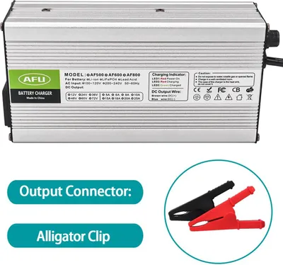 Obrázek produktu pro Nabíječka baterií, Inteligentní nabíjení, Kompaktní design, Krokosvorka, EU(200-240V)
