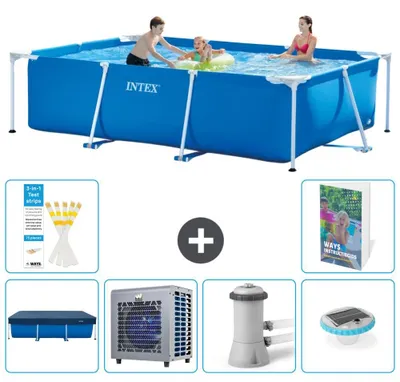 Immagine prodotto di Piscina rettangolare con telaio - 300x200x75 cm - 7 pezzi  S106